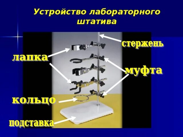 Укрепить динамометр в лапке штатива. Штатив лабораторный Бунзена шл-02 средний. Штатив лабораторный с муфтой и лапкой. Устройство лабораторного штатива. Муфта для штатива лабораторного.