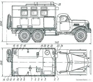 Зил 131 чертеж