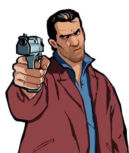 Машины персонажей гта. Grand Theft auto: Chinatown Wars. ГТА 5 персонажи. Мультяшный бандит. Персонаж с пистолетом.