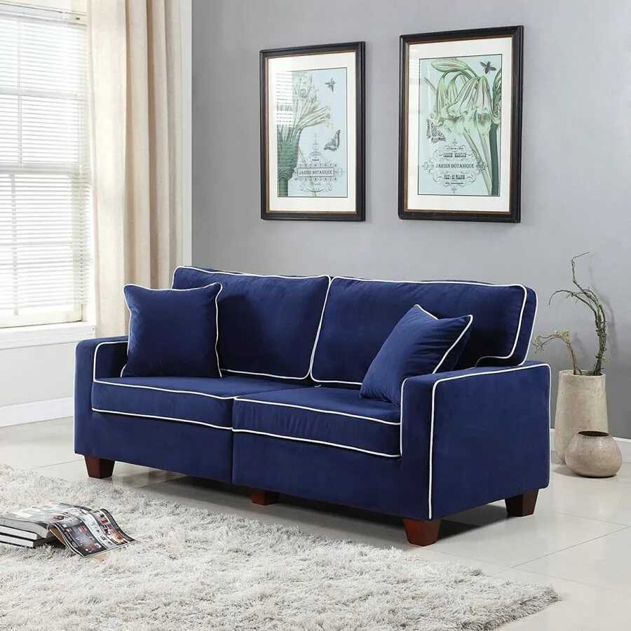 Синий диван. Диван Cube Blue Loveseat Sofa. Диван Лориш Deep Blue. Диван синий раскладной. Сине белый диван.