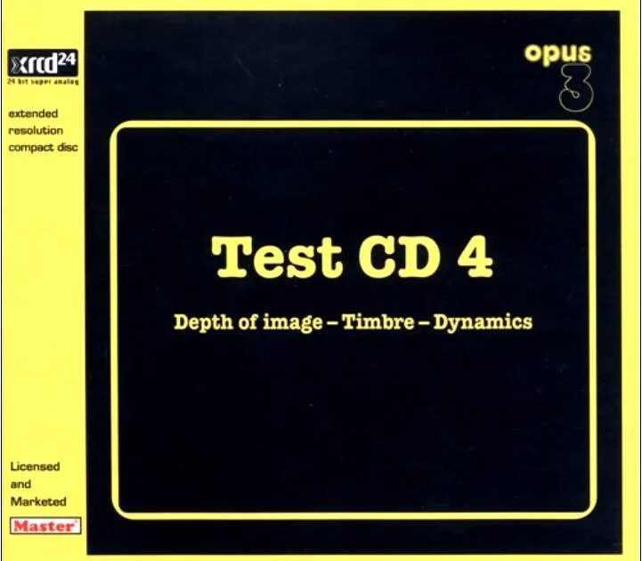 Prophetmaster Test CD-IV. Opus 3. Opus (кодек). Test cd4.