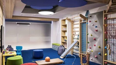 Детская комната со спортивным уголком фото