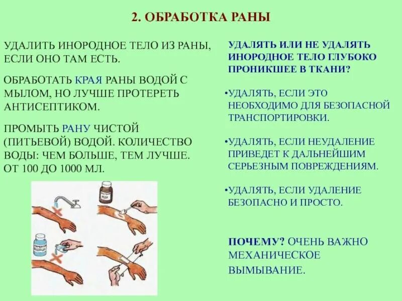 Можно ли обрабатывать открытую рану