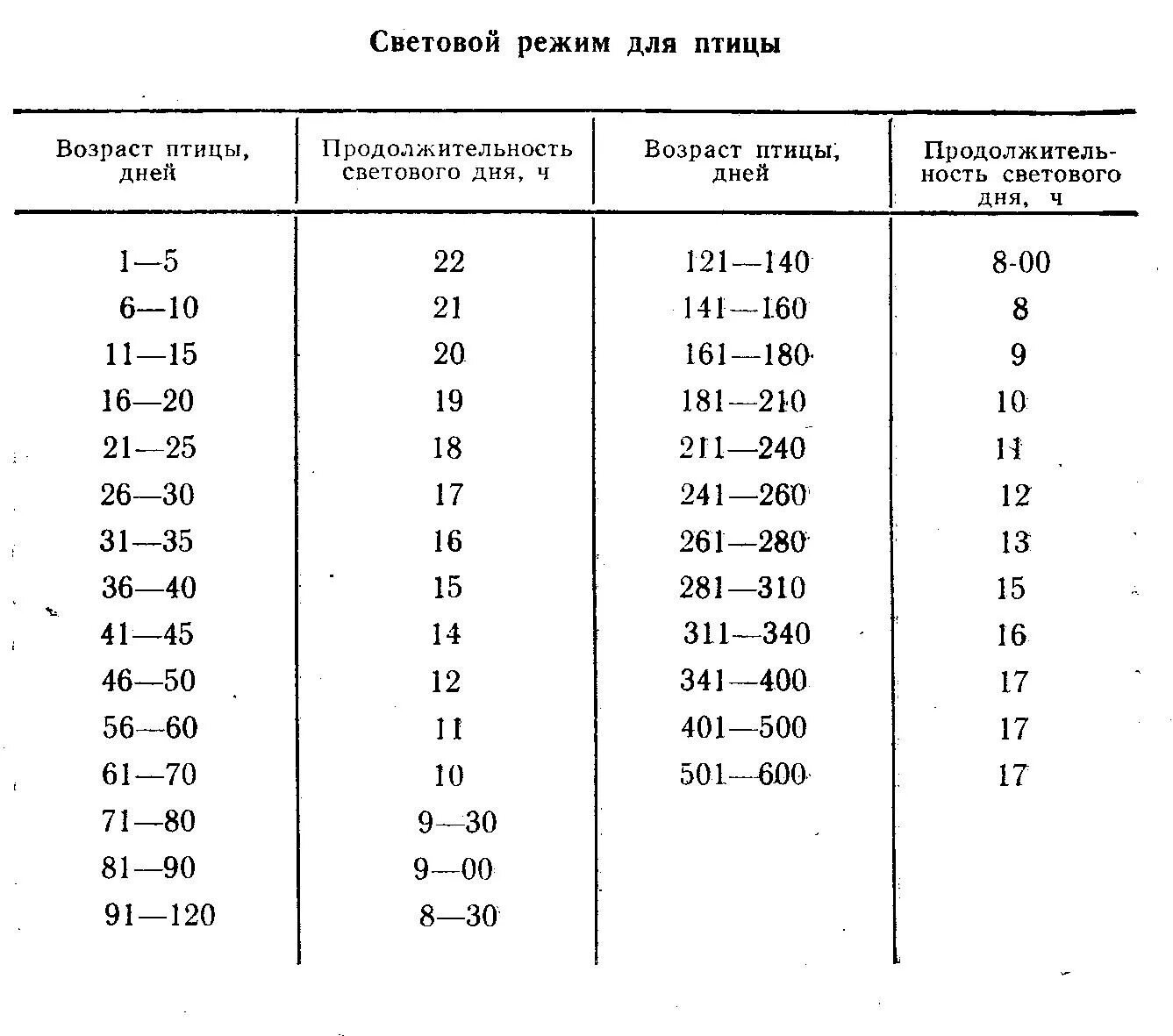 Световой день продолжительность таблица. Таблица света для цыплят бройлеров. Таблица освещения для цыплят бройлеров. Режим освещения для цыплят бройлеров. Световой режим для бройлеров таблица по дням.