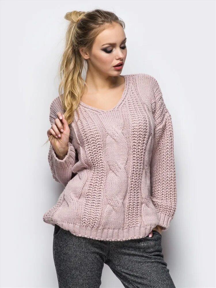 вязаные молодежные. свитер женский. вязаный свитер. однотонный вязаный пуловер. вязаные блузки.