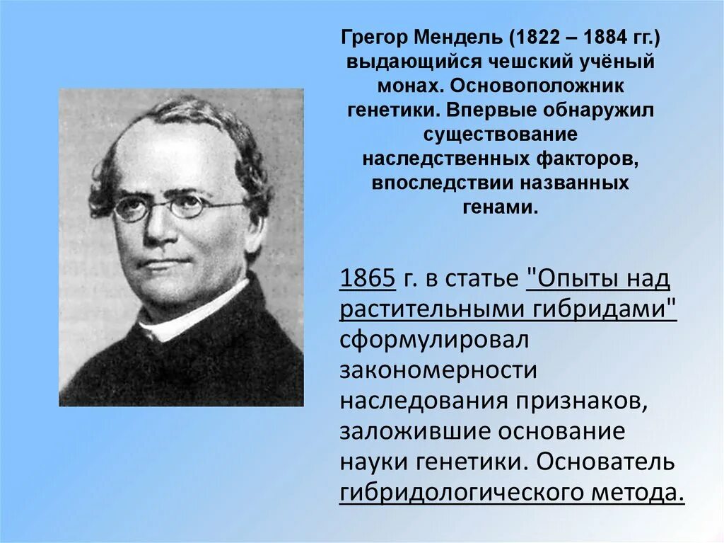 Что является изучением генетики. Грегор Мендель основоположник генетики. Грегор Иоганн Мендель (1822-1884 гг.). Грегор Иоганн Мендель генетика. Г Мендель основоположник генетики.