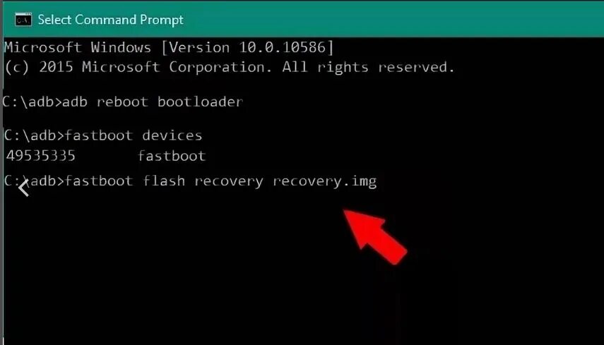 Прошивка андроид через fastboot