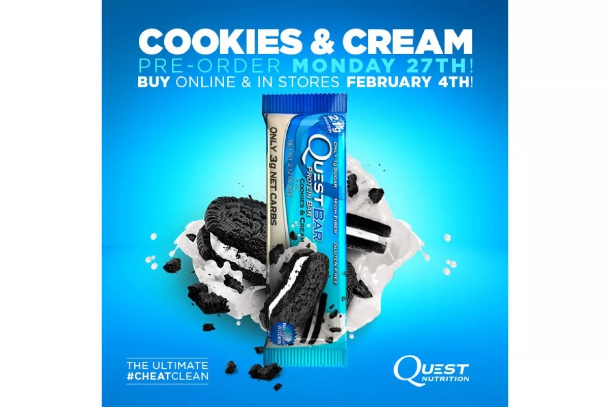 Quest cookie. Quest Bar cookies Cream. Квест бар печенье. Квест бар Дона савендецио. Quest Bar печенье купить.