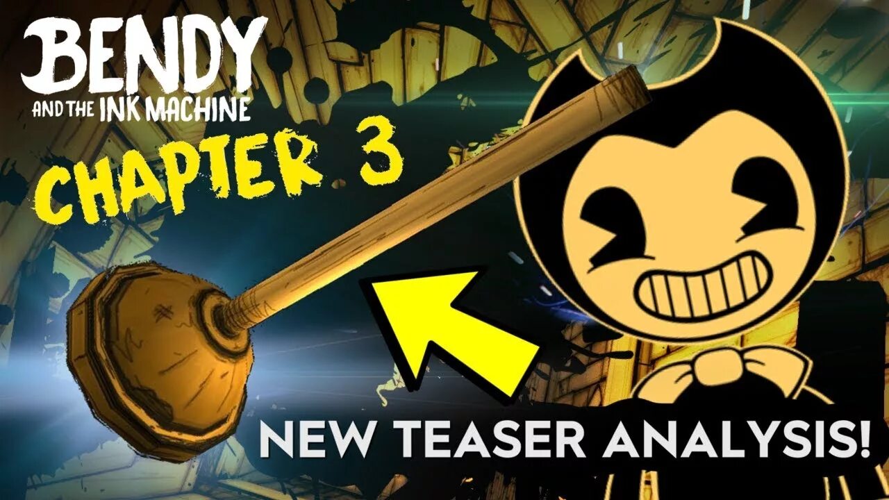 Тизеры BATIM. Bendy and the Ink Machine Chapter 3. БЕНДИ И чернильная машина вантуз. Bendy and the Ink Machine Teaser 3 Chapter.