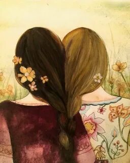 Рисунок двух сестер