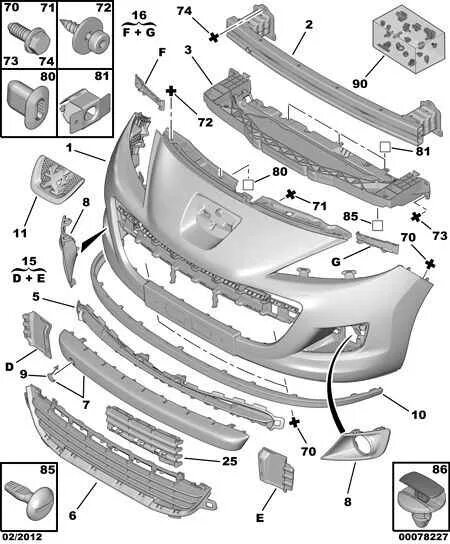 Как снять бампер пежо 207 How to remove front and rear bumper Peugeot 607