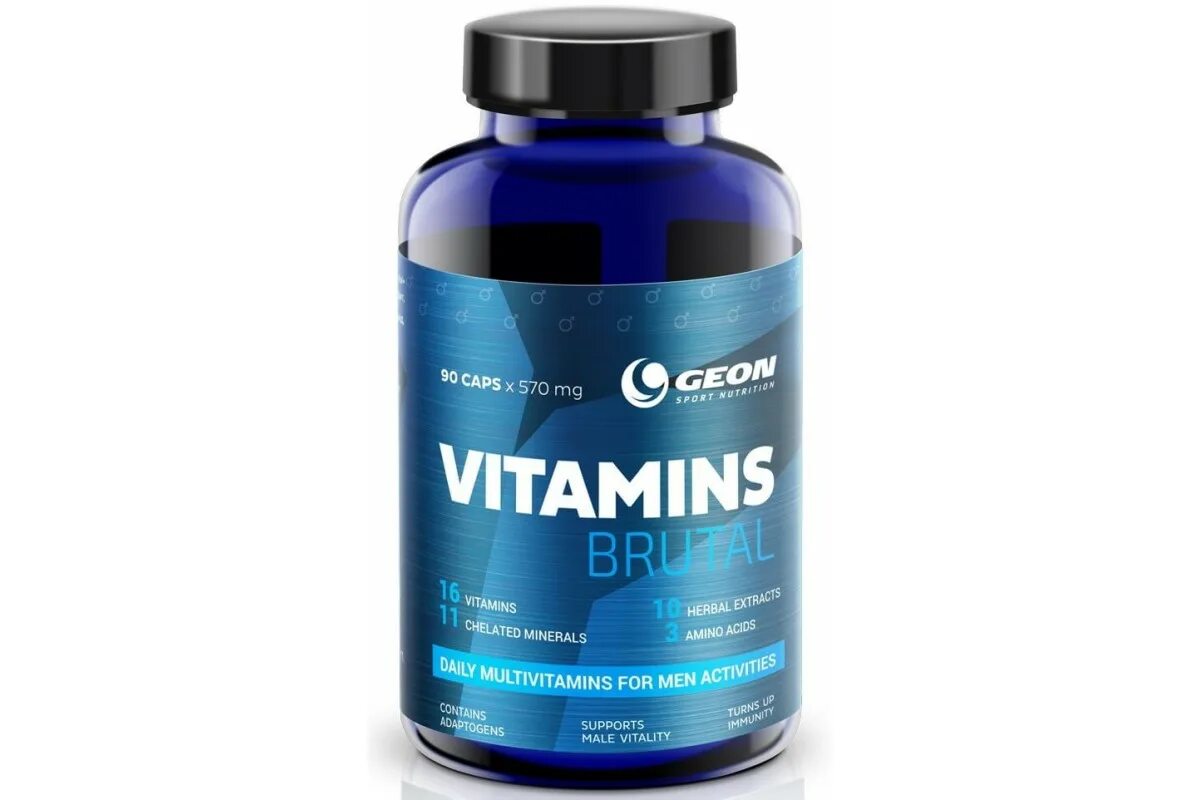 Витамин 90. Geon brutal vitamins, 90 капсул. geonvitamins brutal, 90 капсул-. геон витамины брутал состав. мужские витамины.