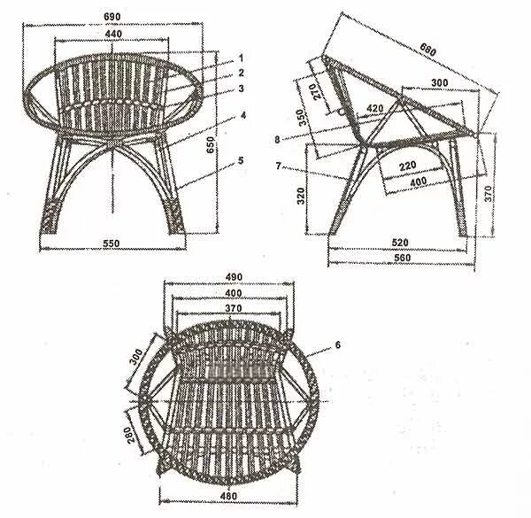 Размеры ротанга. Кресло Папасан из металла чертежи. Кресло Папасан чертеж. "Плетеное кресло чертеж с размерами". Чертежи каркасов для ротанговой мебели.