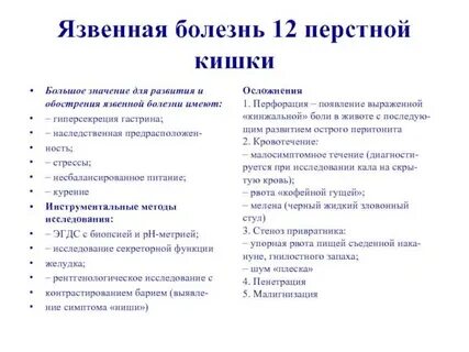 Какие фрукты можно при язве кишки