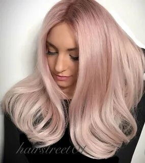 Как покрасить волосы в блонд с розовым оттенком - 93 фото