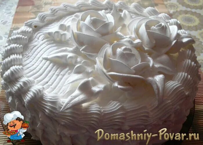 Торт рецепт бисквита ШОКОЛАД на КИПЯТКЕ Украшаем торт кремом Cake decoration - Y