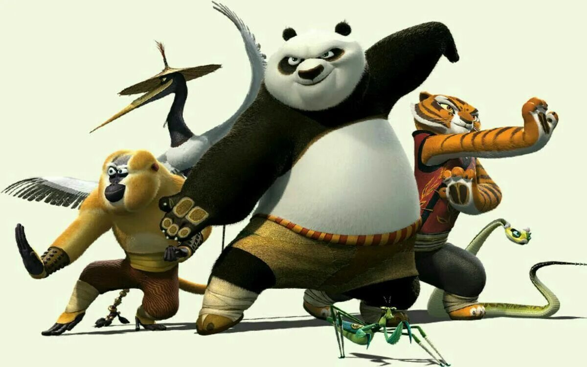 Kung fu panda 4 türkçe. Кунг фу Панда. Кунг фу Панда герои. Кунг-фу Панда 2. Неистовая 5 кунг фу Панда.