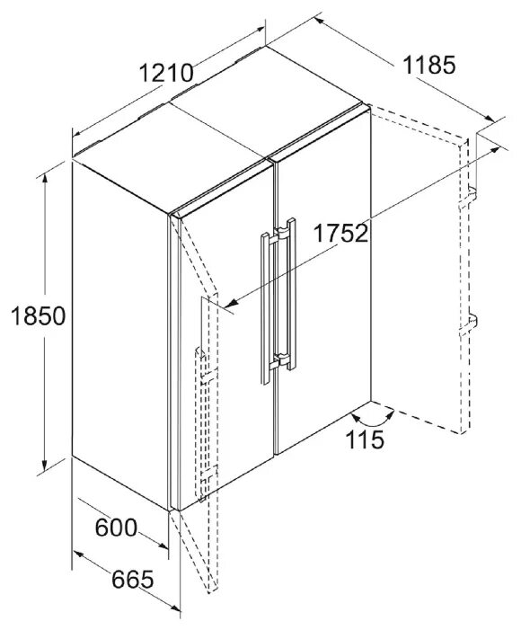 Высота холодильника двухкамерного. Холодильник Liebherr SBSBS 8673. Холодильник Liebherr SBSES 8486. Либхер SBS 7212. Холодильник Liebherr SBS 7212.