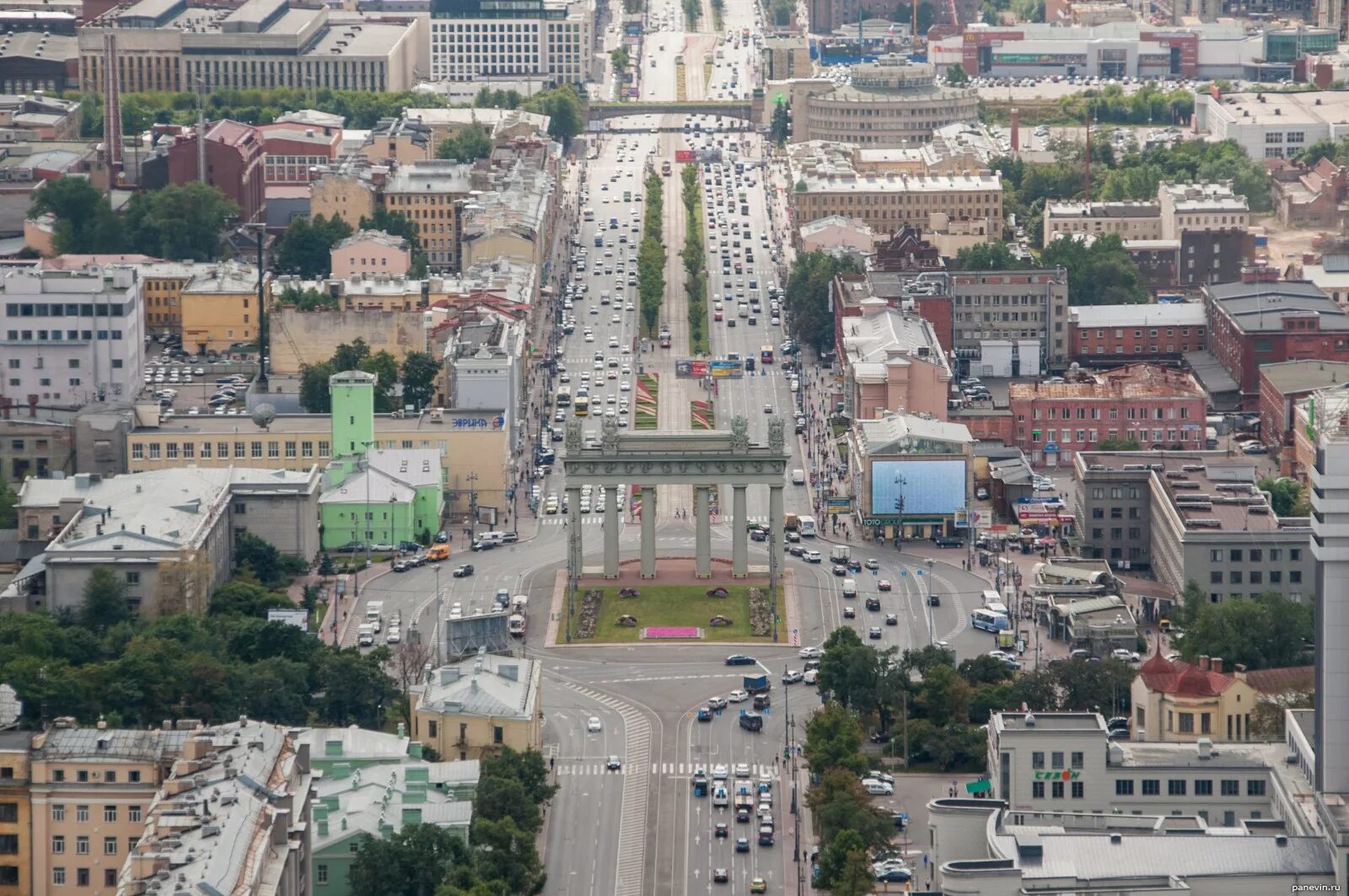 Проспект вид сверху