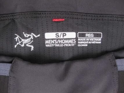 Arcteryx бирки