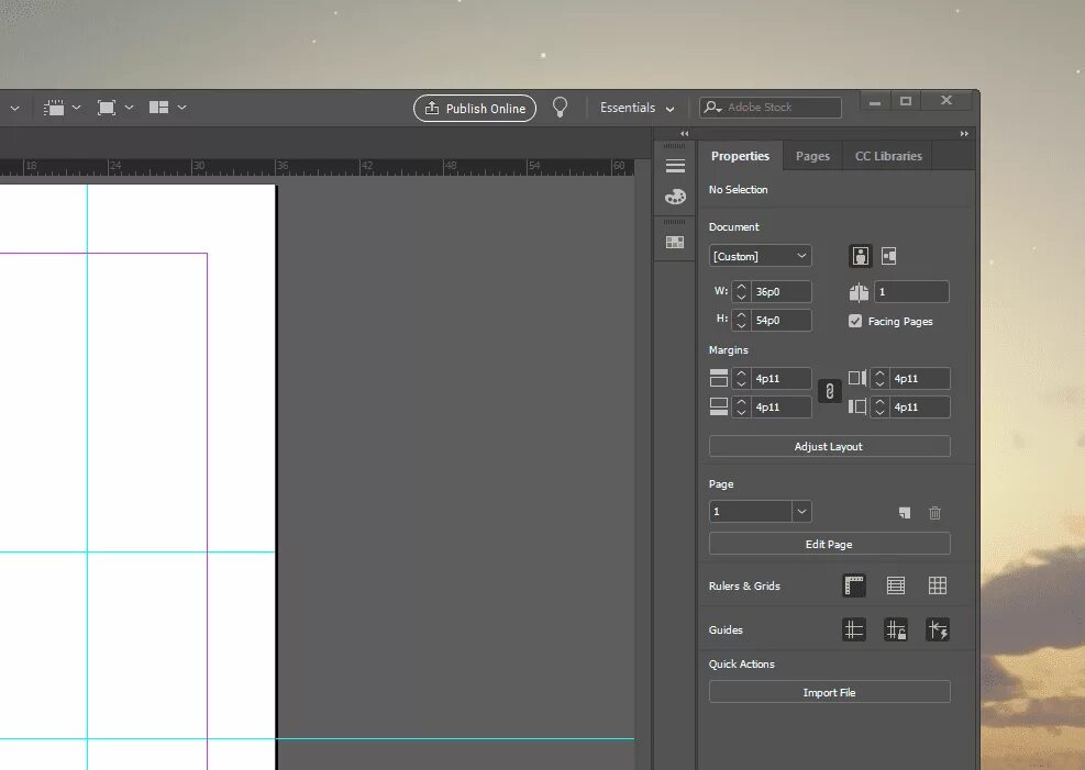 Индизайн изменить страницы. Панели в indesign. цветовой профиль в индизайне. adobe indesign окно. окно в индизайне.