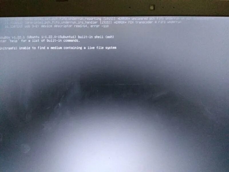 Установка ubuntu ошибка. Установка ubuntu ошибка