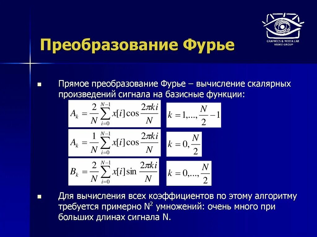 Преобразование образов. Прямое преобразование Фурье формула. Дискретное преобразование Фурье формула. Обратное преобразование Фурье формула. Непрерывное преобразование Фурье формула.