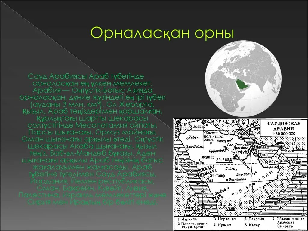 Саудовская аравия какой континент