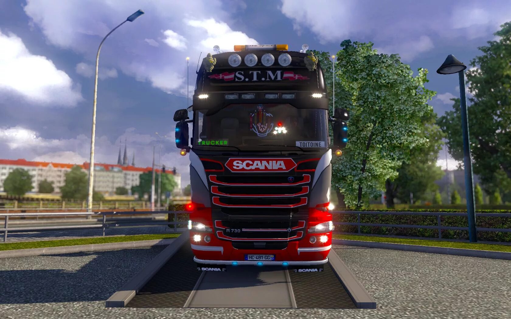 Пожарная машина Euro Truck Simulator 2. Scania r Streamline. Моды на етс 2 пожарная машина. Проблесковый маячок Скания.