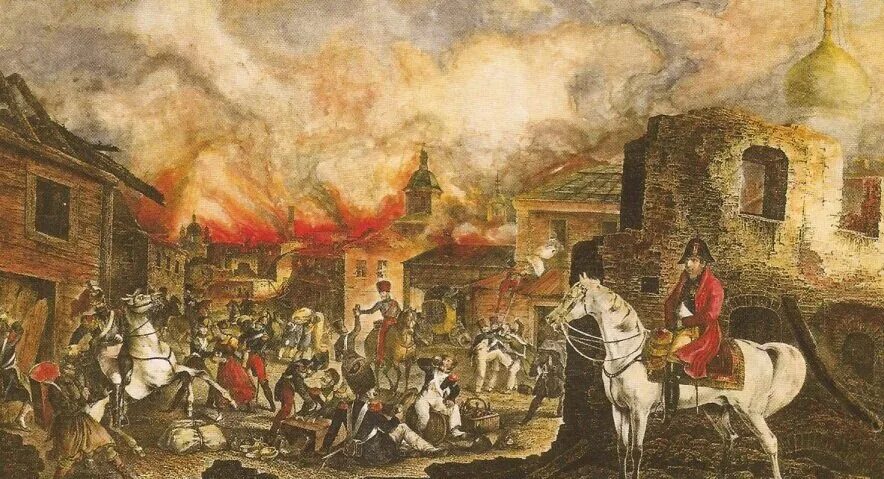 Наполеон в москве 1812 кратко. Наполеон в москве 1812. Оккупация наполеоном москвы. Французы в москве 1812. Эрнст лисснер.