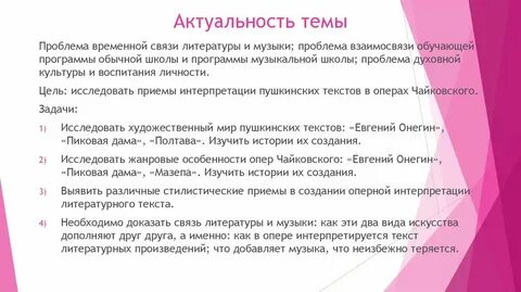 Актуальность литературы