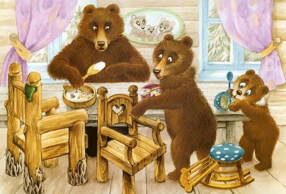 Сказка три медведя толстой. Лев Николаевич толстой три медведя. Три медведя сказки. Три медведя русская народная сказка. Русские народные сказки три медведя.