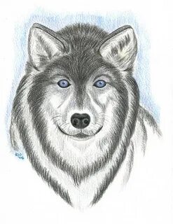Рисунок волка 5 класс