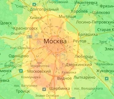 Московская обл г московский индекс