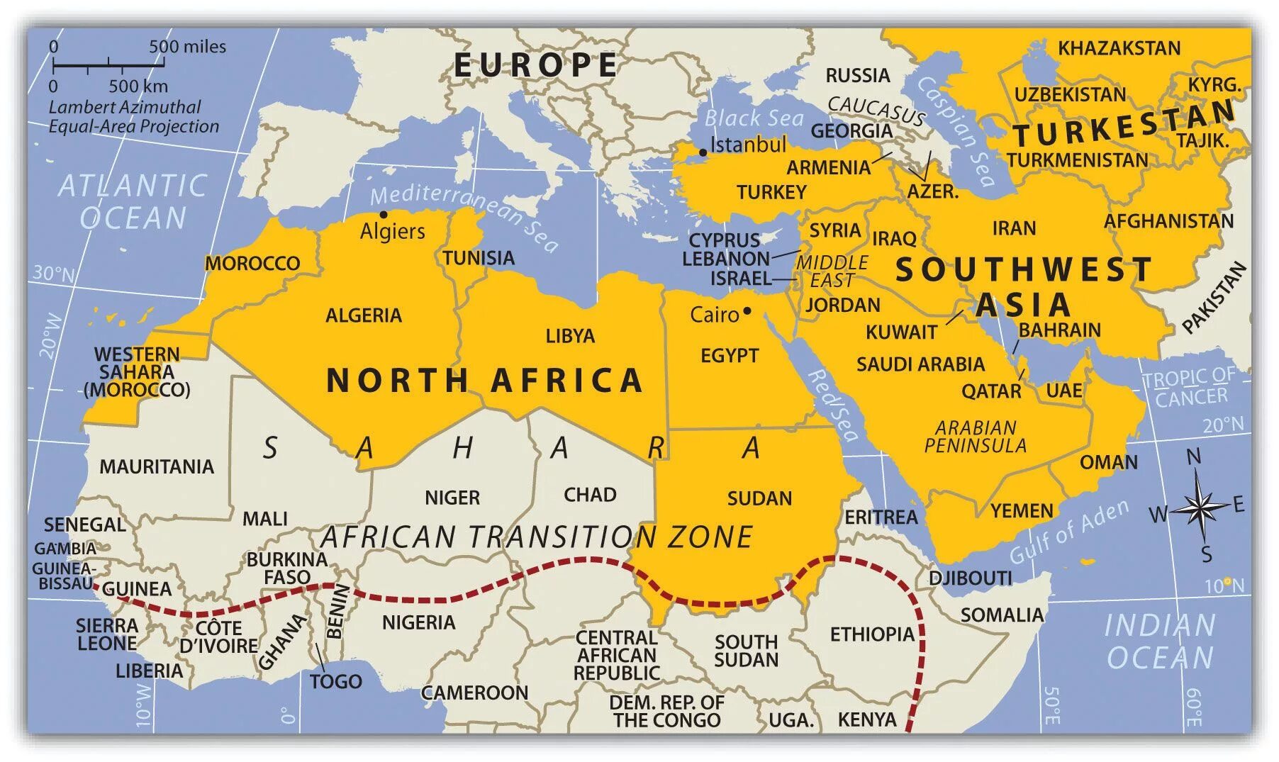 Middle asia. Северная Африка на карте. Государства Северной Африки. Карта Северной Африки и ближнего Востока.