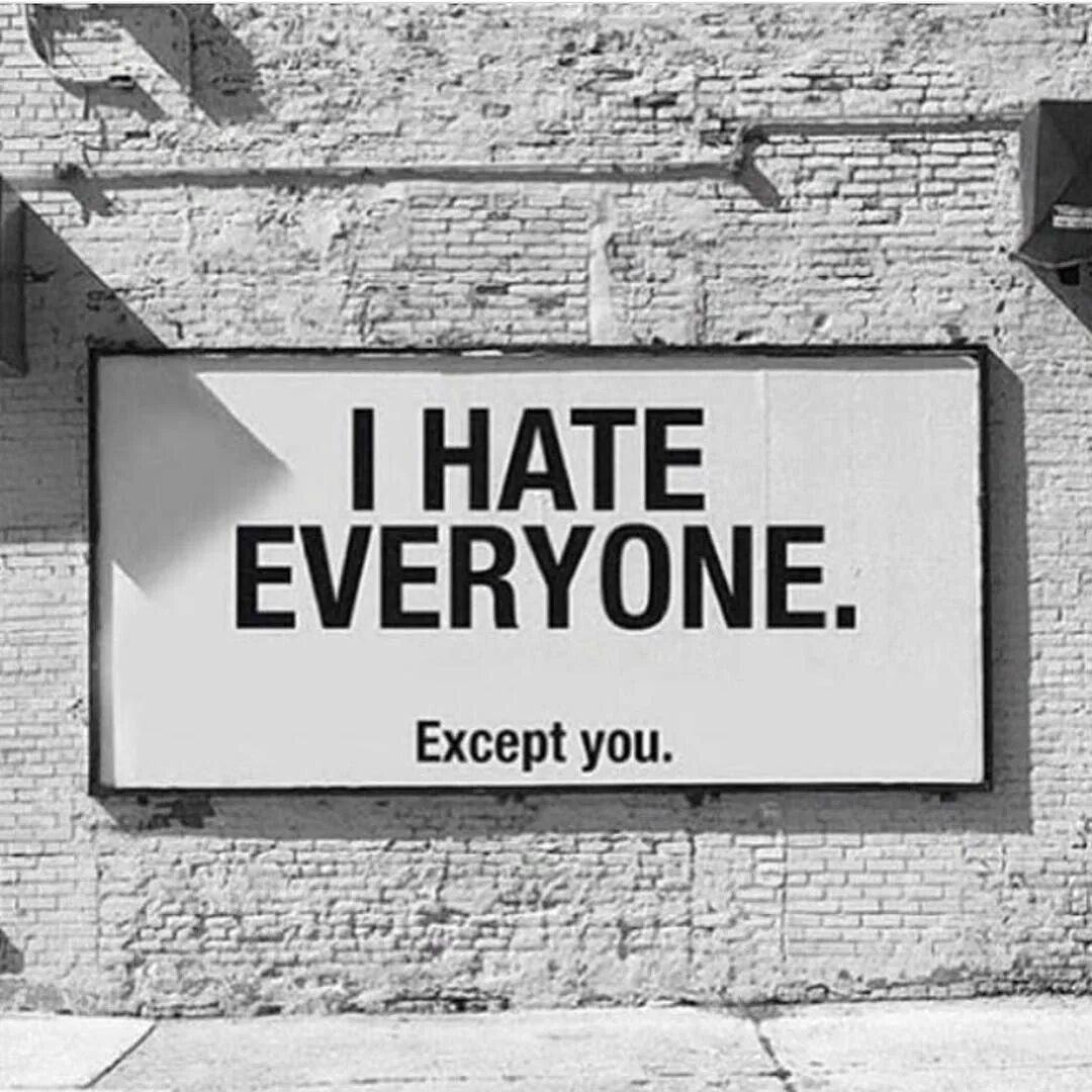 Everyone everyone around is. I hate everyone. Everybody hates me. I hate everyone картинка 1. Трек i hate everyone.