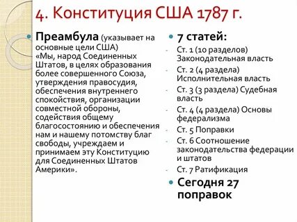 Сша 1787 г