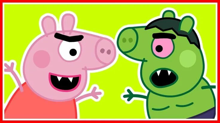 Свинка Пеппа матерится. Свинка Пеппа монстр. Свинья Халк. Халк Peppa Pig finger Family.