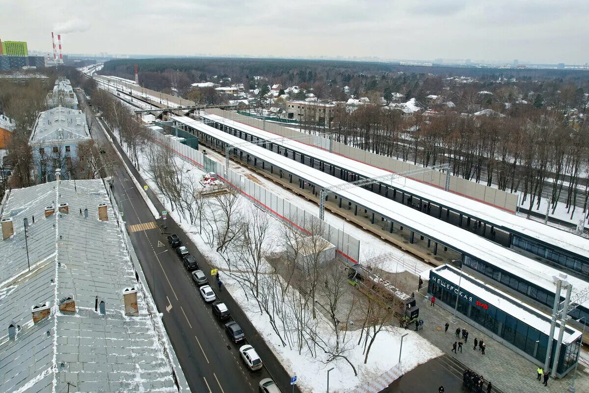 Киевское направление московской. Станция Мещерская. Мещерская станция метро. МЦД 4 Мещерская. Мещерская станция открытие Собянин.