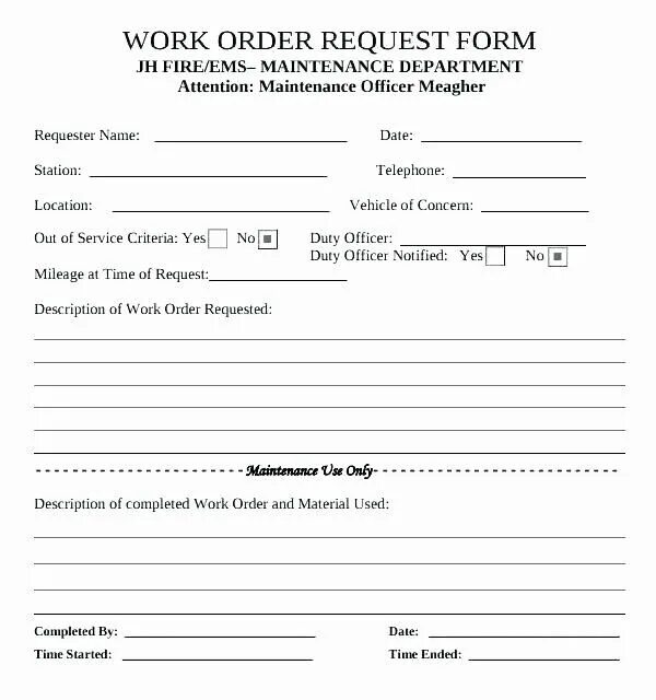 Request format. Work order. Maintenance request form. Work order бланк. Work order form Template.