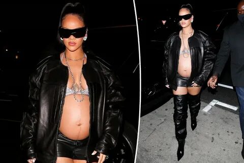 Rihanna has been dropping jaws in her skin-baring maternity looks