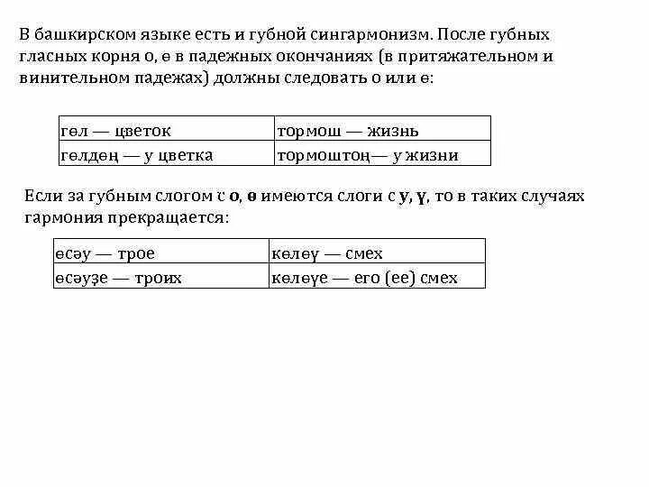 Телефон на башкирском языке. Закон сингармонизма в башкирском языке. Сингармонизм это в языкознании. Закон сингармонизма в башкирском языке примеры. Лица в башкирском языке.