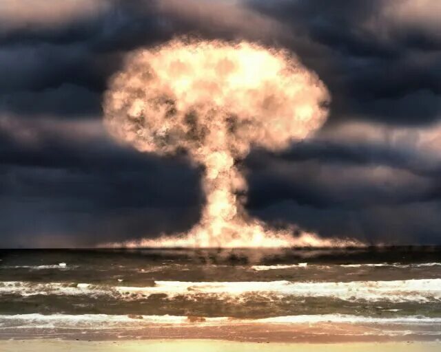 Как будет выглядеть ядерный взрыв Nuclear Atomic War фотография Stock Adobe Stock