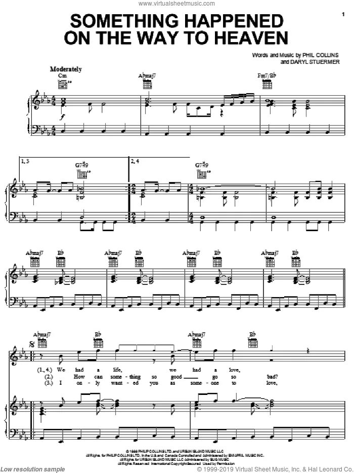 Something happened on the way Phil Collins. Ноты something happened a Wonder. Seven steps to Heaven Ноты. Seven steps to Heaven Ноты барабанов.