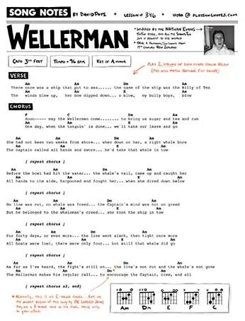 Wellerman текст. Wellerman аккорды. Wellerman Ноты. Nathan Evans Wellerman текст.