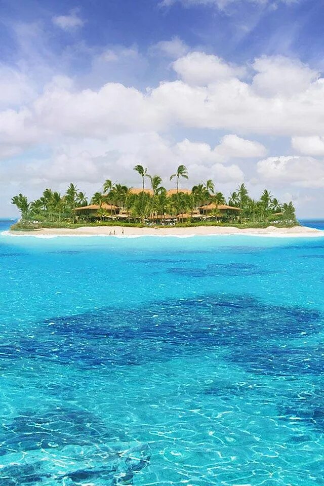 Обои айфон с островом. Райский остров. Остров рай. Райские острова в тихом океане. Карибское море.