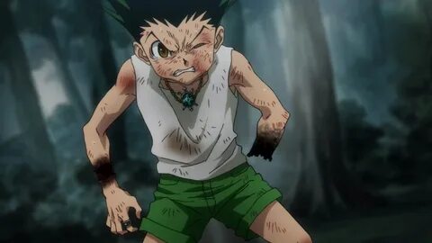 Hunter X Hunter: Gon in battle.