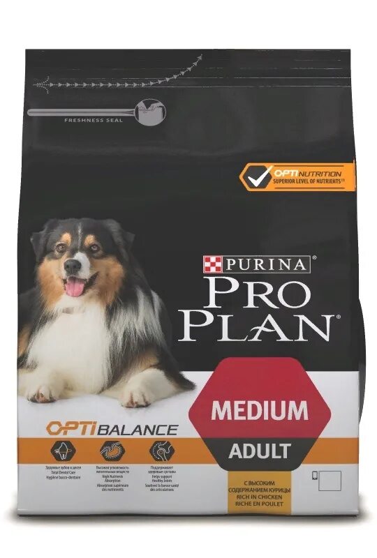 Purina Pro Plan Adult Medium сухой корм для собак средних пород курица, 14кг. Проплан для собак средних пород jgnb ,fkfyc с курицей 1,5 кг. Проплан для собак средних пород OPTIBALANCE С курицей 1,5 кг. Pro Plan Medium Adult для взрослых собак средних пород. Корм pro plan для средних пород