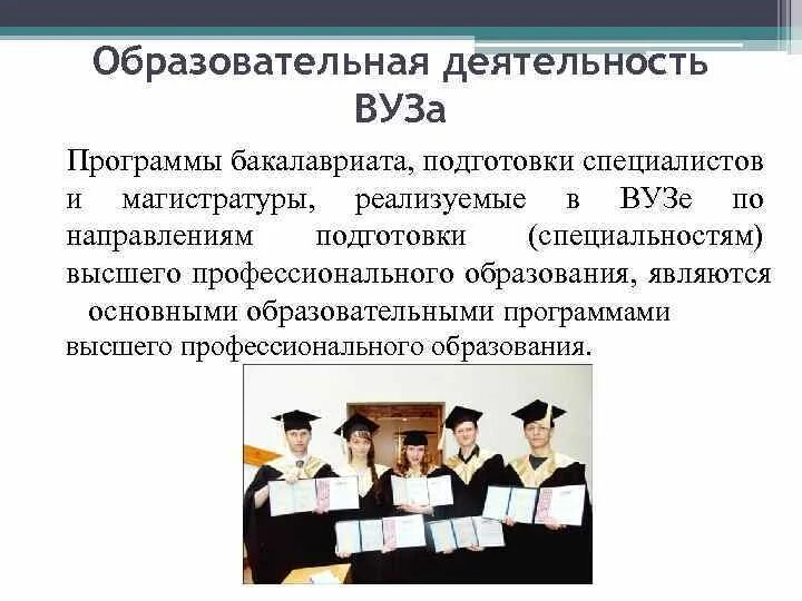 Учреждение высшего образования. Образовательная деятельность вуза. Перечня образовательных программ высшего образования. Образовательная программа в вузе это. Педагогическая деятельность в вузе.