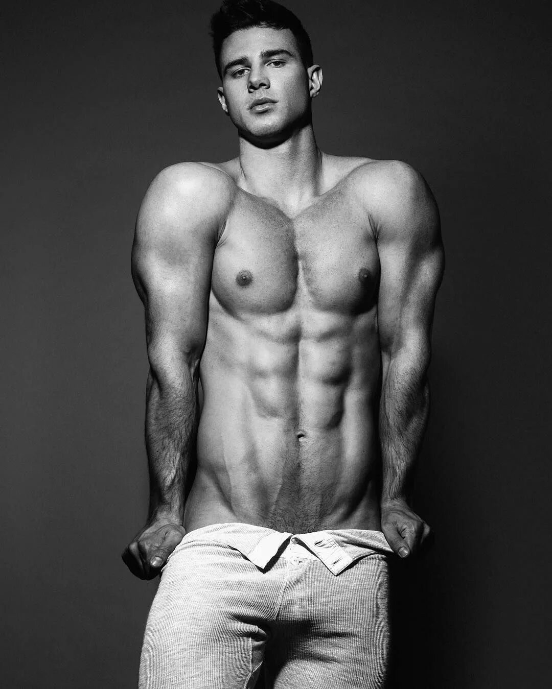 Male model Dmitry Averyanov.